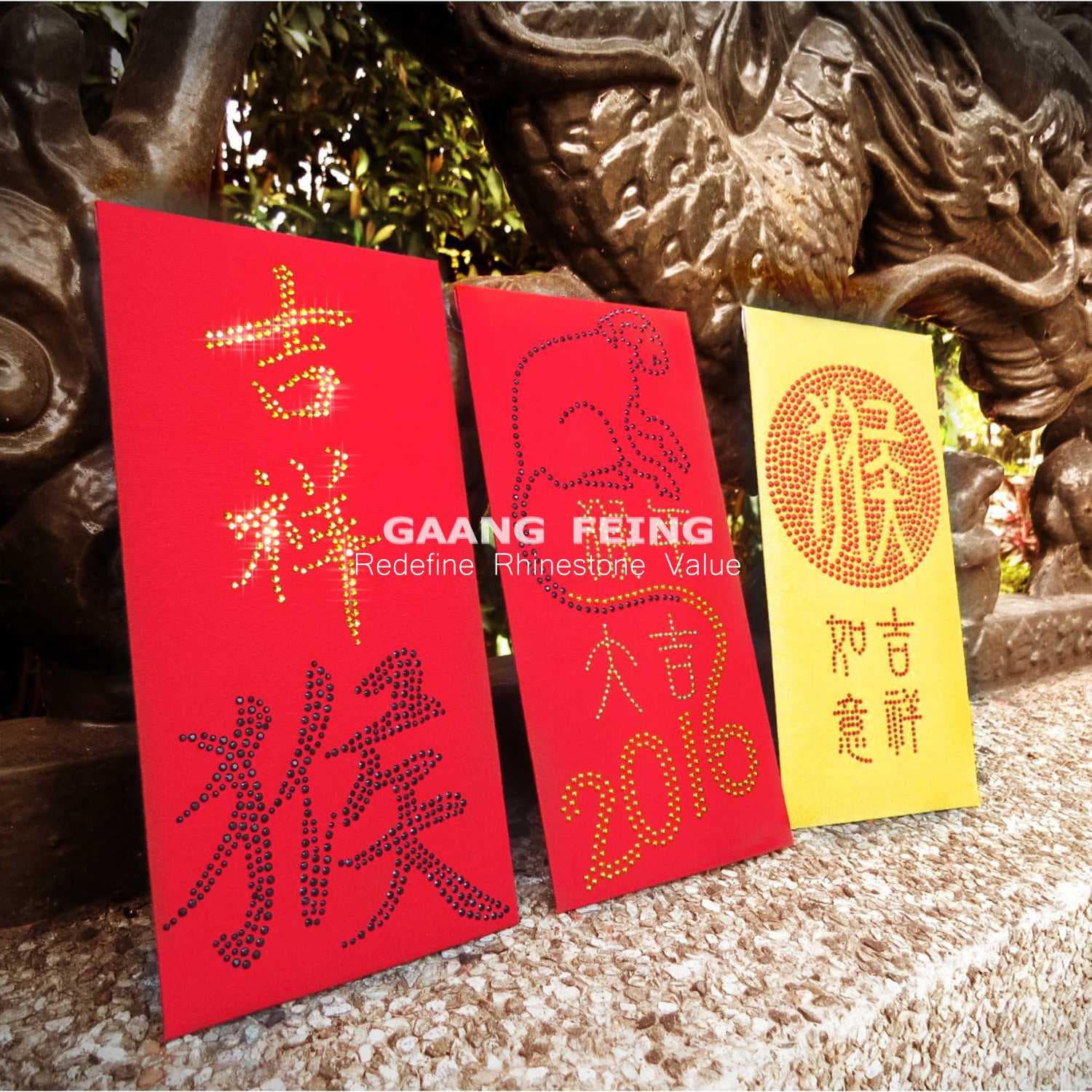 Rhinestone Red Packet _ Chinese New Year Red Envelope
